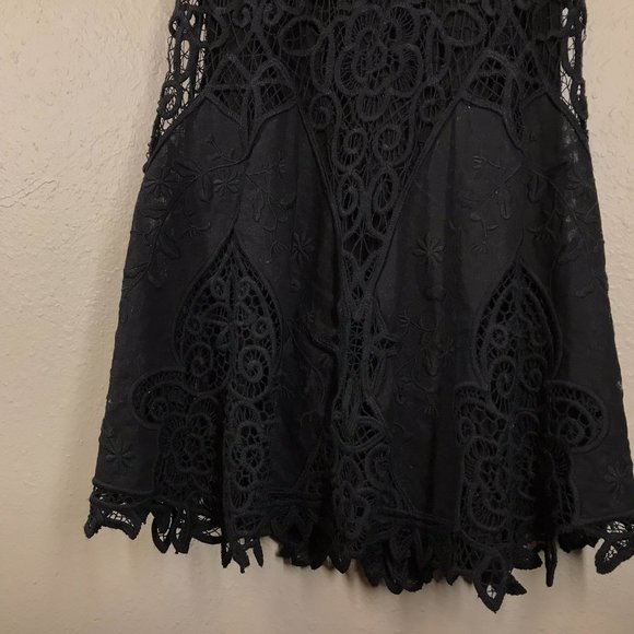 Free People Black Victoria Lace mini dress - Picture 6 of 12